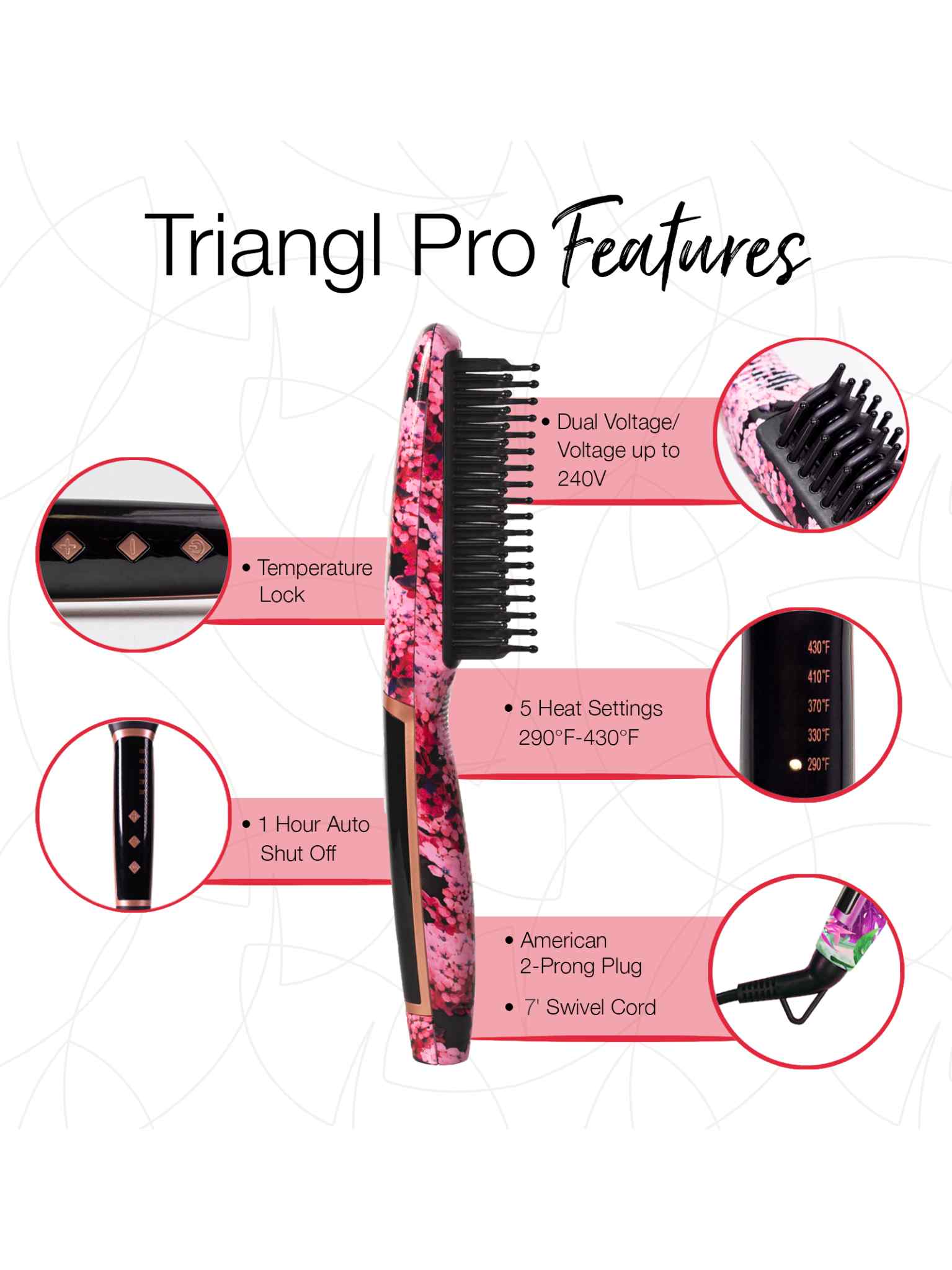 Refurbished Triangl Pro Heated Detailer Brush - Final Sale - Image 3