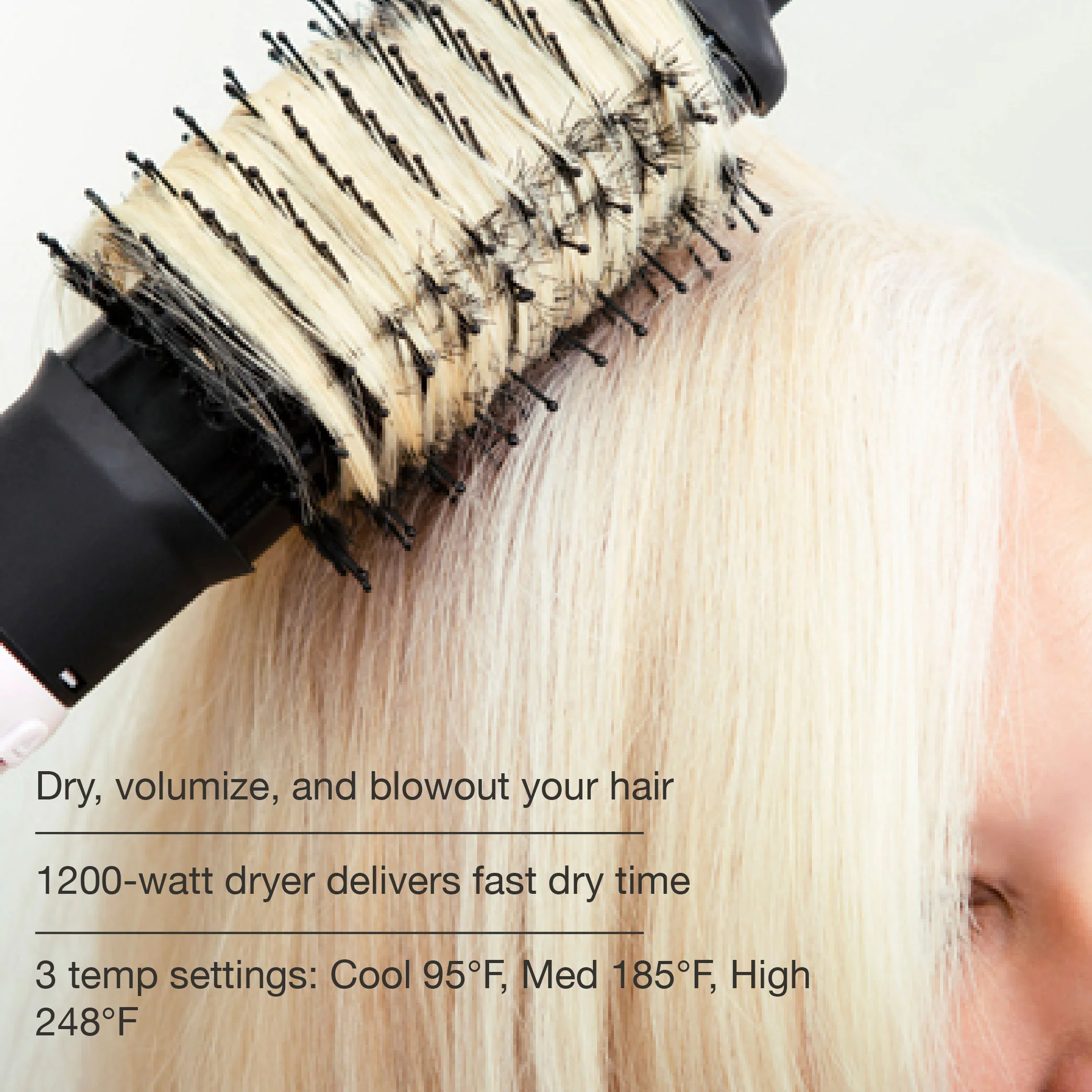 Vault StyleDryer Pro Hair Drying Brush 2.75" - Final Sale - Image 3